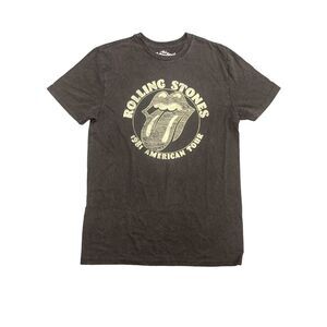 Black/Rolling Stones - Official Merchandise Men's Soft Short Sleeve Band Logo T-
